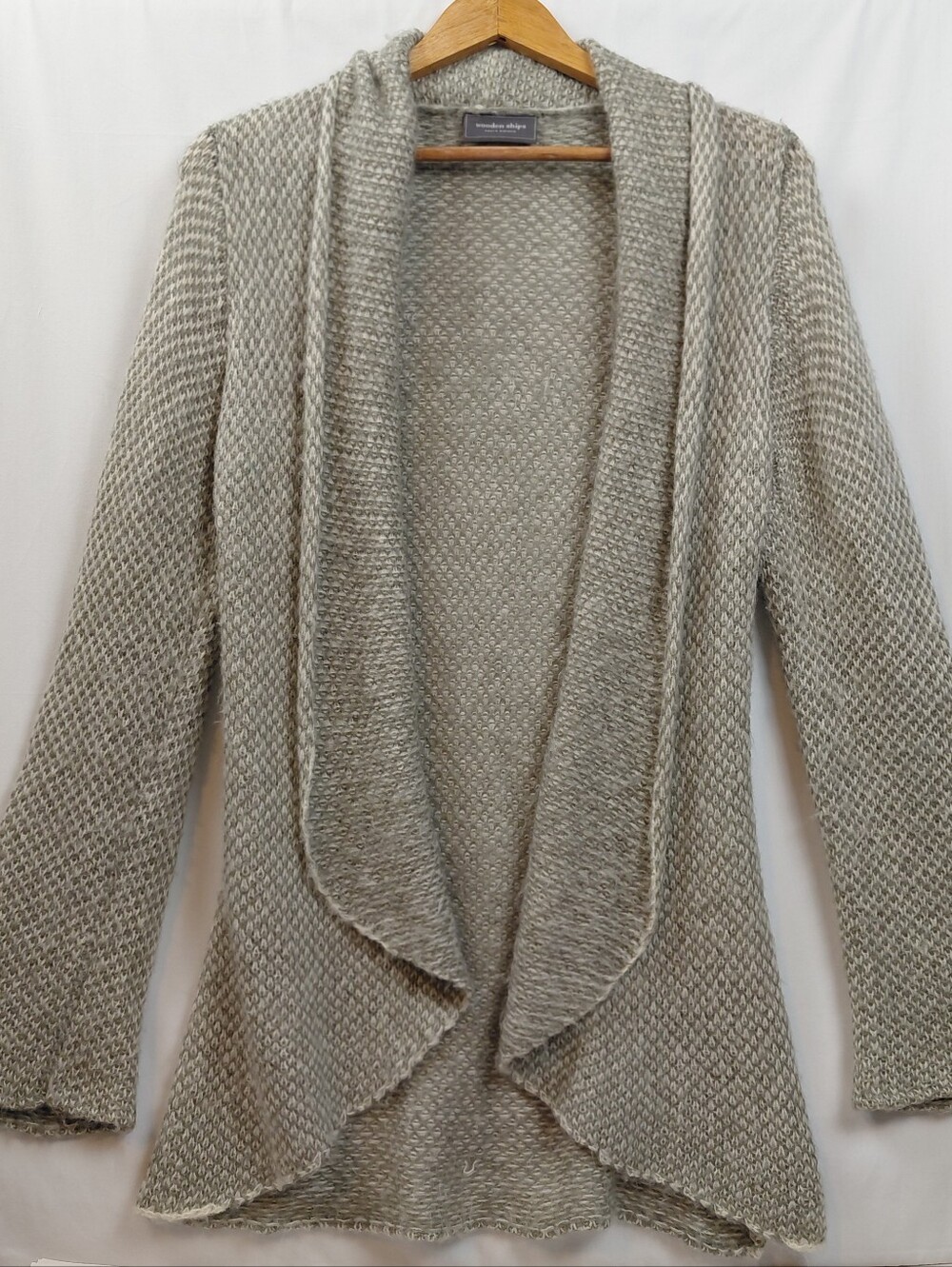 Wooden Ships Cardigan Sweater Size M/L Mohair Blend